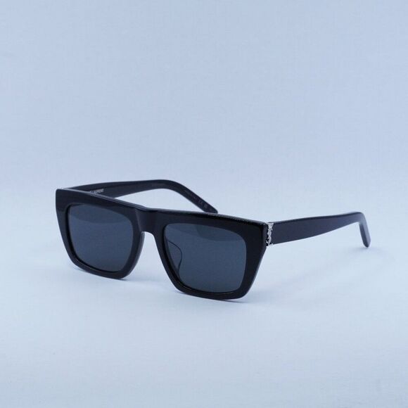🕶️ New Saint Laurent SL M131/F 001 Sunglasses - Black Frame, Black Lenses - Picture 1 of 11